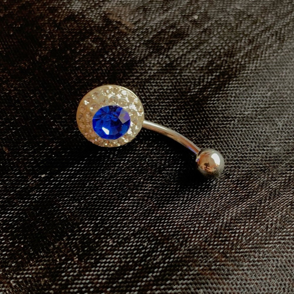 Swarovski Crystal Bellybutton Ring - image 1
